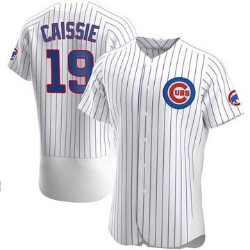 White Authentic Owen Caissie Men's Chicago Cubs Home Jersey