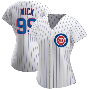 White Authentic Rowan Wick Women's Chicago Cubs Home Jersey