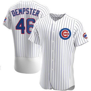 White Authentic Ryan Dempster Men's Chicago Cubs Home Jersey
