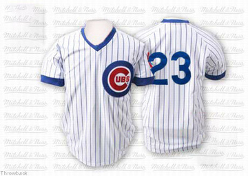 White Authentic Ryne Sandberg Men's Chicago Cubs Throwback Jersey