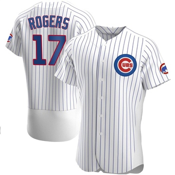 White Authentic Taylor Rogers Men's Chicago Cubs Home Jersey