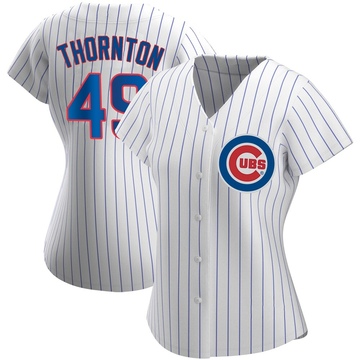 White Authentic Trent Thornton Women's Chicago Cubs Home Jersey