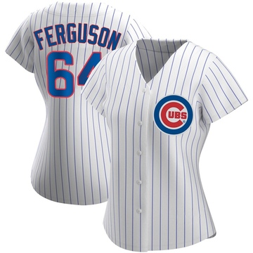 White Authentic Tyler Ferguson Women's Chicago Cubs Home Jersey