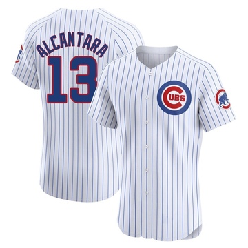 White Elite Kevin Alcantara Men's Chicago Cubs Home Jersey