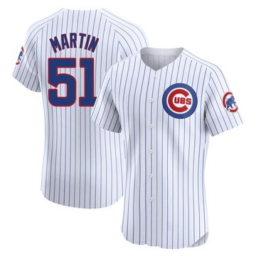 White Elite Riley Martin Men's Chicago Cubs Home Jersey