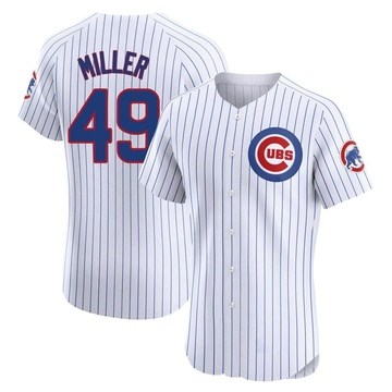 White Elite Tyson Miller Men's Chicago Cubs Home Jersey