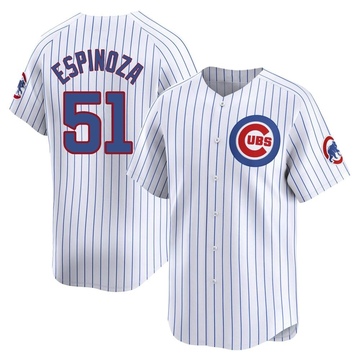 White Limited Anderson Espinoza Men's Chicago Cubs Home Jersey