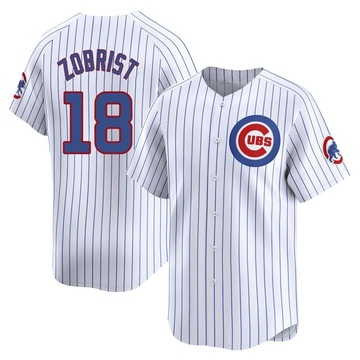 White Limited Ben Zobrist Youth Chicago Cubs Home Jersey