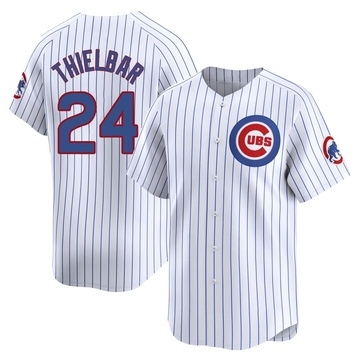 White Limited Caleb Thielbar Men's Chicago Cubs Home Jersey