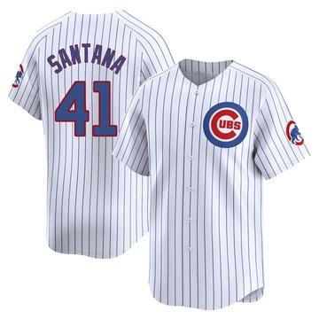 White Limited Carlos Santana Youth Chicago Cubs Home Jersey