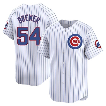 White Limited Colten Brewer Youth Chicago Cubs Home Jersey