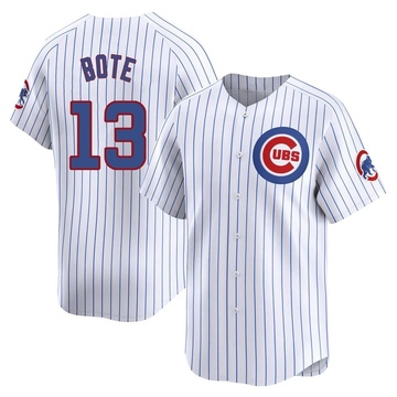 White Limited David Bote Men's Chicago Cubs Home Jersey
