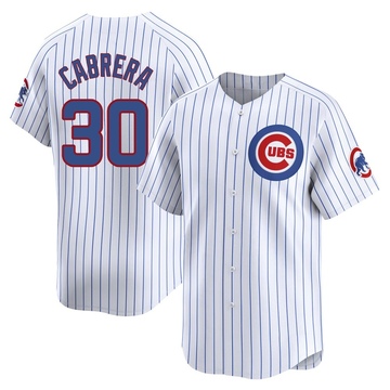 White Limited Edward Cabrera Men's Chicago Cubs Home Jersey