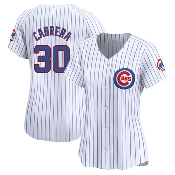White Limited Edward Cabrera Women's Chicago Cubs Home Jersey