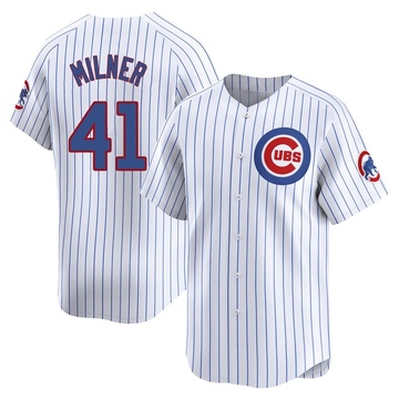 White Limited Hoby Milner Men's Chicago Cubs Home Jersey