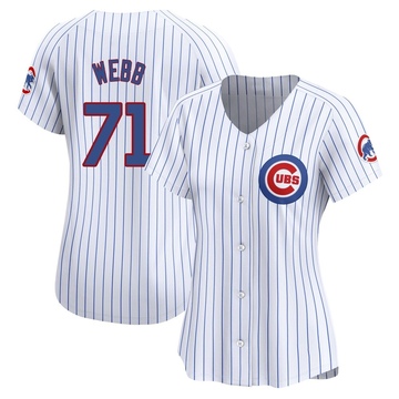 White Limited Jacob Webb Women's Chicago Cubs Home Jersey