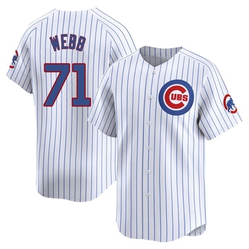 White Limited Jacob Webb Youth Chicago Cubs Home Jersey