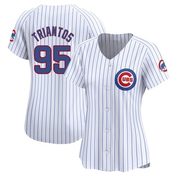 White Limited James Triantos Women's Chicago Cubs Home Jersey