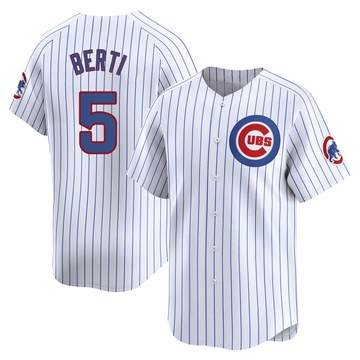 White Limited Jon Berti Men's Chicago Cubs Home Jersey