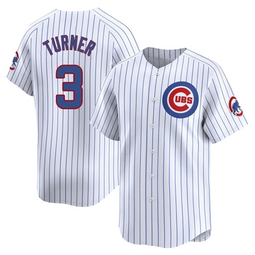 White Limited Justin Turner Youth Chicago Cubs Home Jersey