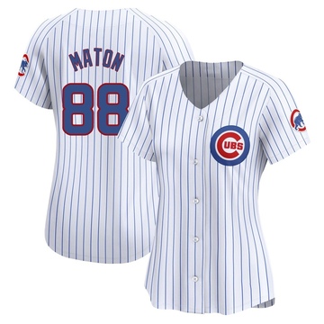 White Limited Phil Maton Women's Chicago Cubs Home Jersey
