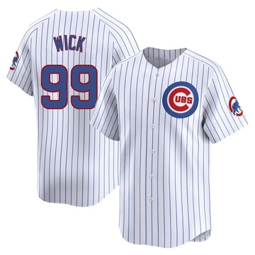 White Limited Rowan Wick Men's Chicago Cubs Home Jersey