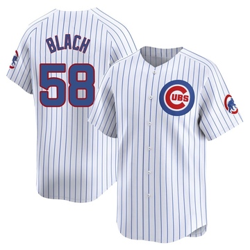 White Limited Ty Blach Men's Chicago Cubs Home Jersey