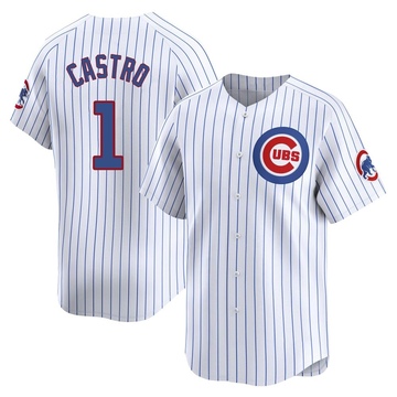 White Limited Willi Castro Men's Chicago Cubs Home Jersey