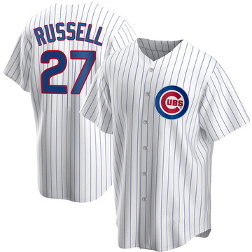 White Replica Addison Russell Youth Chicago Cubs Home Jersey