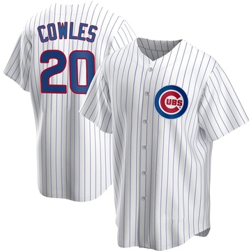 White Replica Ben Cowles Youth Chicago Cubs Home Jersey