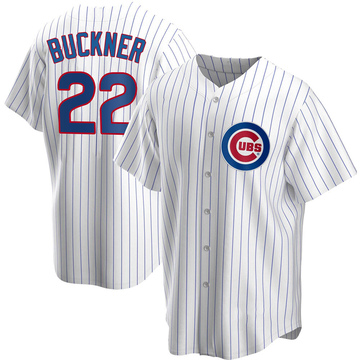 White Replica Bill Buckner Youth Chicago Cubs Home Jersey