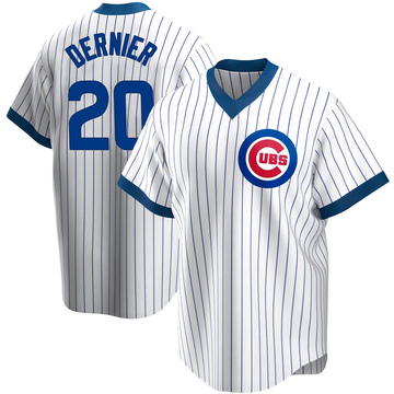 White Replica Bob Dernier Youth Chicago Cubs Home Cooperstown Collection Jersey