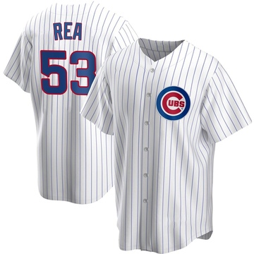 White Replica Colin Rea Men's Chicago Cubs Home Jersey