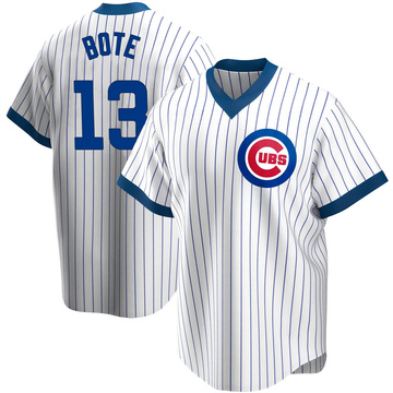 White Replica David Bote Youth Chicago Cubs Home Cooperstown Collection Jersey