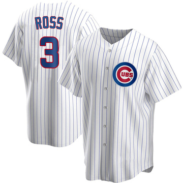 White Replica David Ross Youth Chicago Cubs Home Jersey