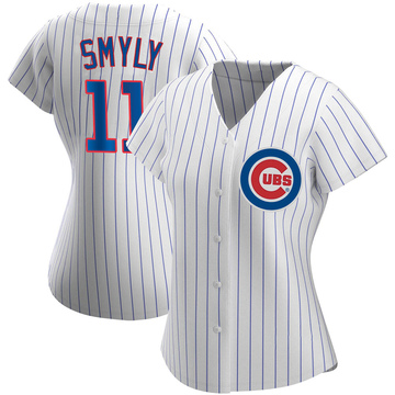 White Replica Drew Smyly Women's Chicago Cubs Home Jersey
