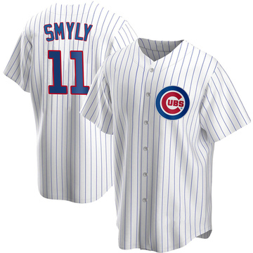 White Replica Drew Smyly Youth Chicago Cubs Home Jersey