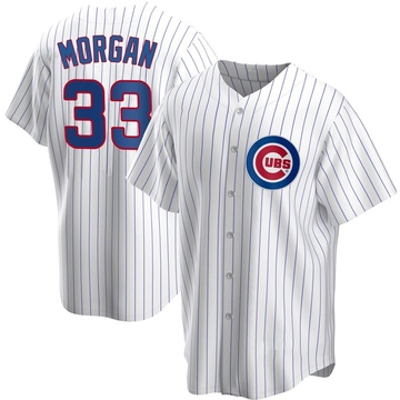 White Replica Eli Morgan Youth Chicago Cubs Home Jersey