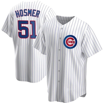 White Replica Eric Hosmer Men's Chicago Cubs Home Jersey