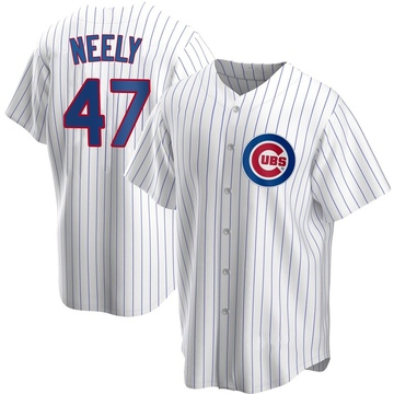 White Replica Jack Neely Youth Chicago Cubs Home Jersey