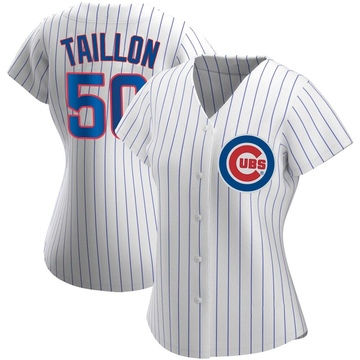 White Replica Jameson Taillon Women's Chicago Cubs Home Jersey