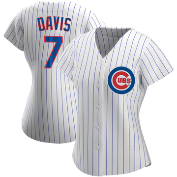 White Replica Jody Davis Women's Chicago Cubs Home Jersey