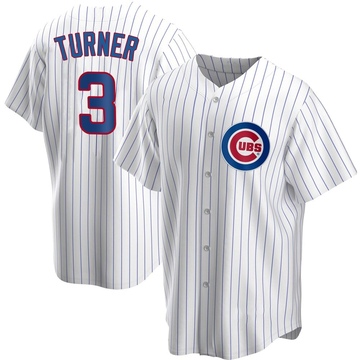 White Replica Justin Turner Youth Chicago Cubs Home Jersey