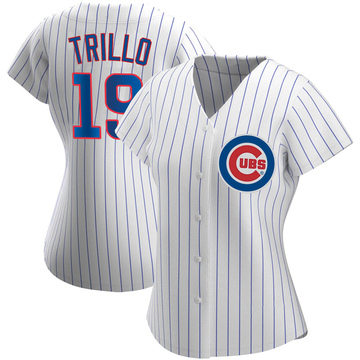 White Replica Manny Trillo Women's Chicago Cubs Home Jersey