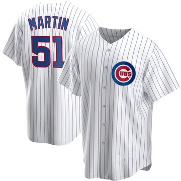 White Replica Riley Martin Youth Chicago Cubs Home Jersey