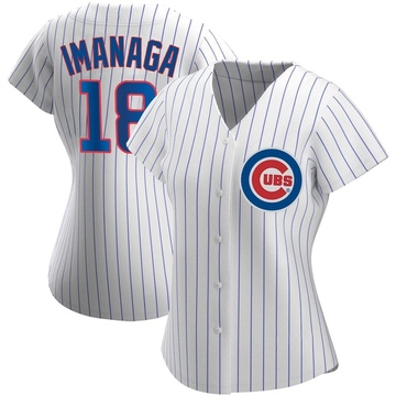 White Replica Shota Imanaga Women's Chicago Cubs Home Jersey