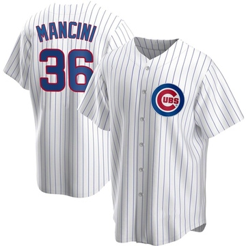 White Replica Trey Mancini Men's Chicago Cubs Home Jersey