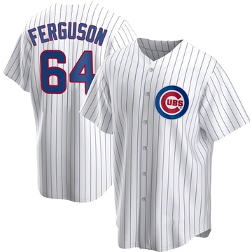 White Replica Tyler Ferguson Youth Chicago Cubs Home Jersey